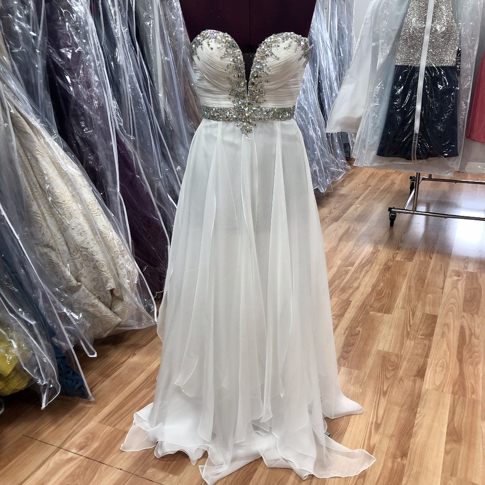 Strapless Alyce Gown size 2